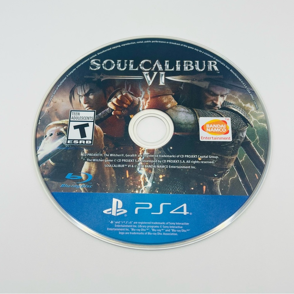 Soul Calibur VI (Sony PlayStation 4(PS4), 2018) Disc Only - Tested - Working